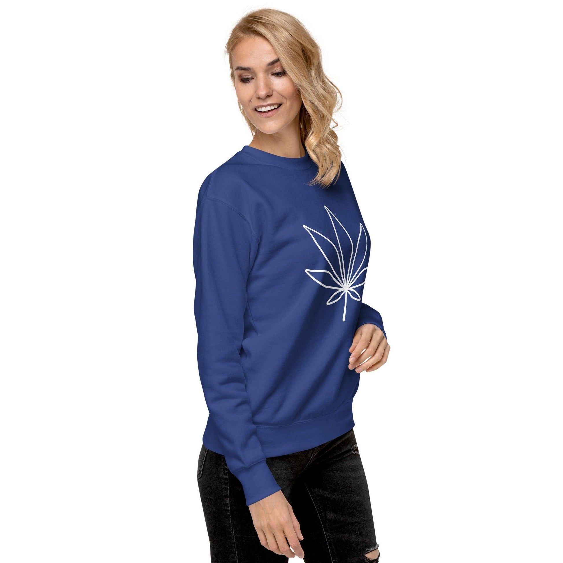 Pot Leaf Unisex Premium Sweatshirt - Lizard Vigilante