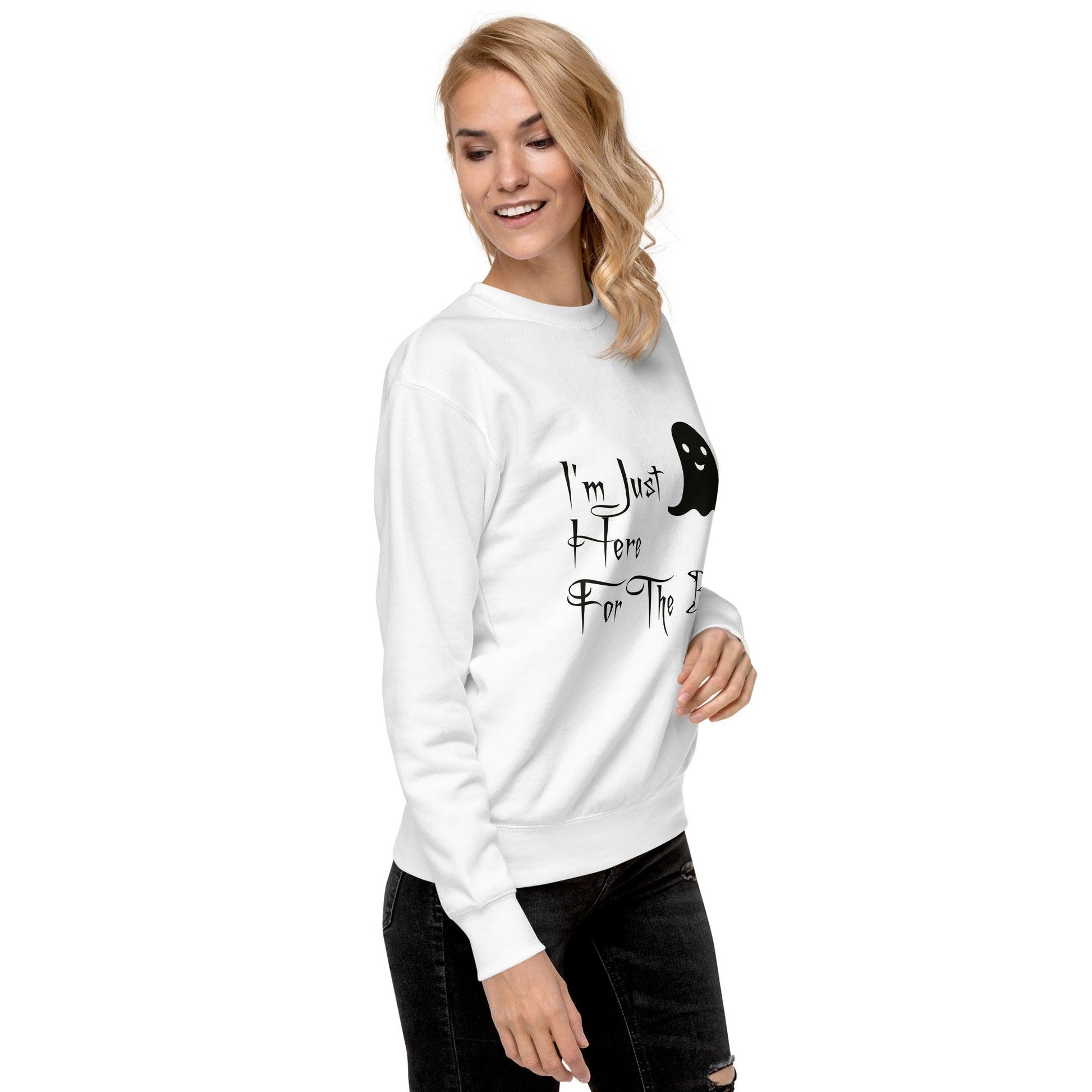 I'm Just Here For The Boos! Unisex Premium Sweatshirt - Lizard Vigilante