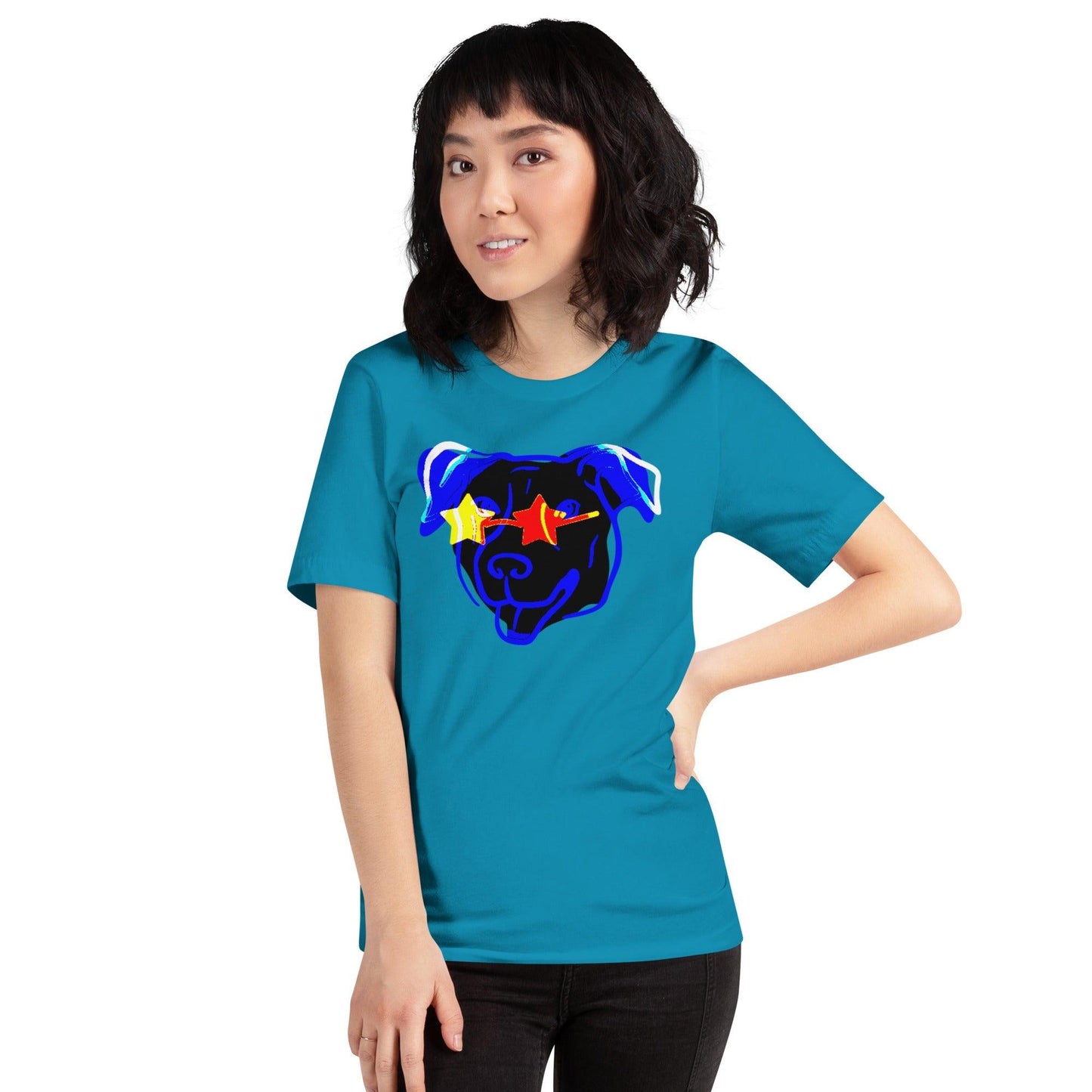 Blue Star Dawg Unisex t-shirt - Lizard Vigilante