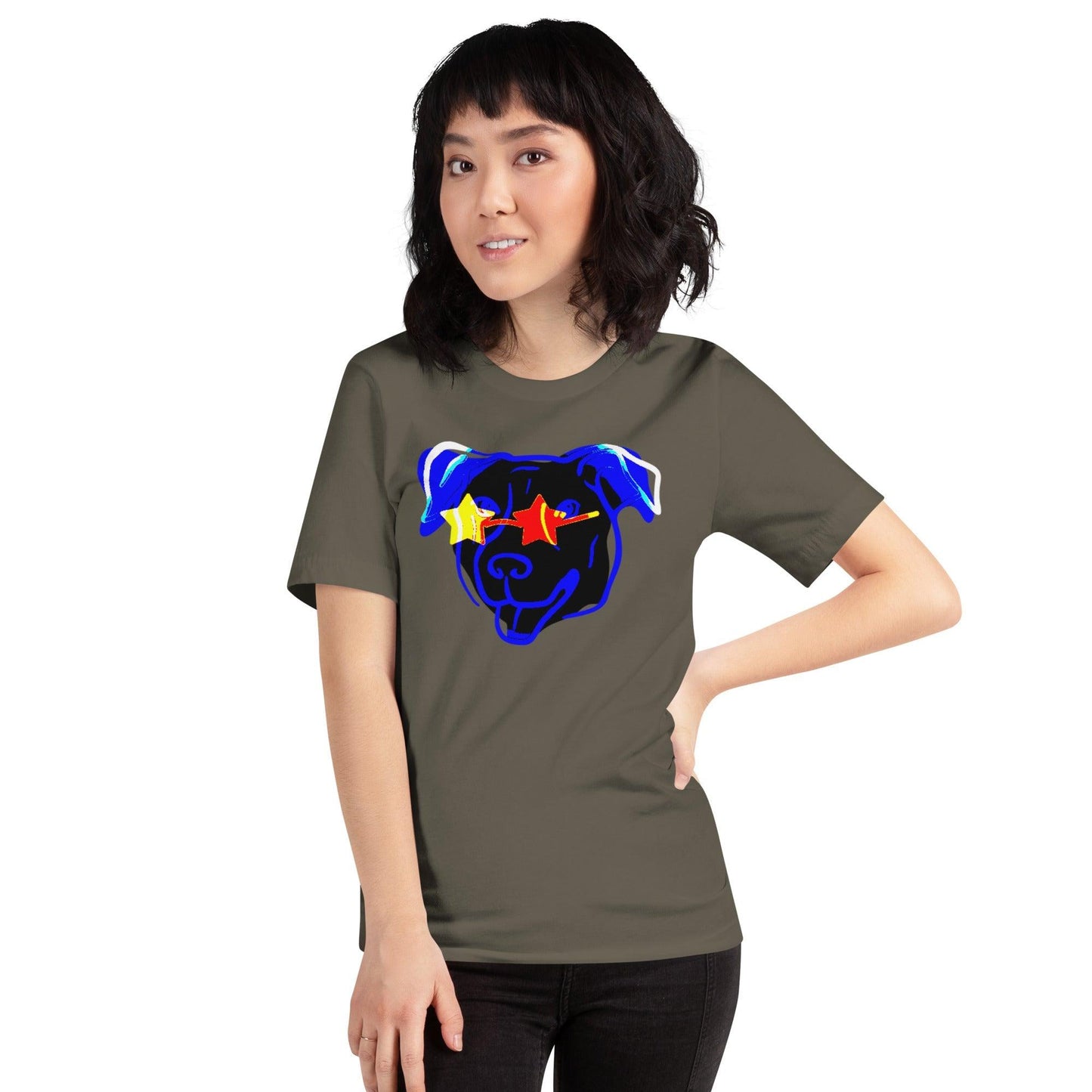 Blue Star Dawg Unisex t-shirt - Lizard Vigilante