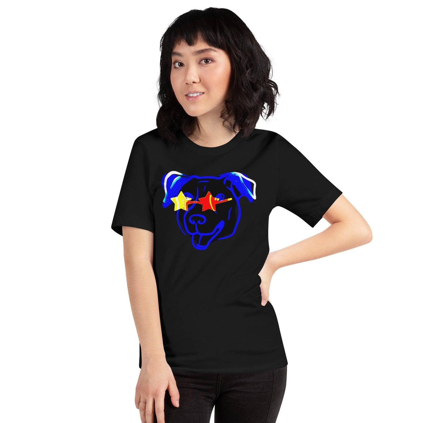 Blue Star Dawg Unisex t-shirt - Lizard Vigilante