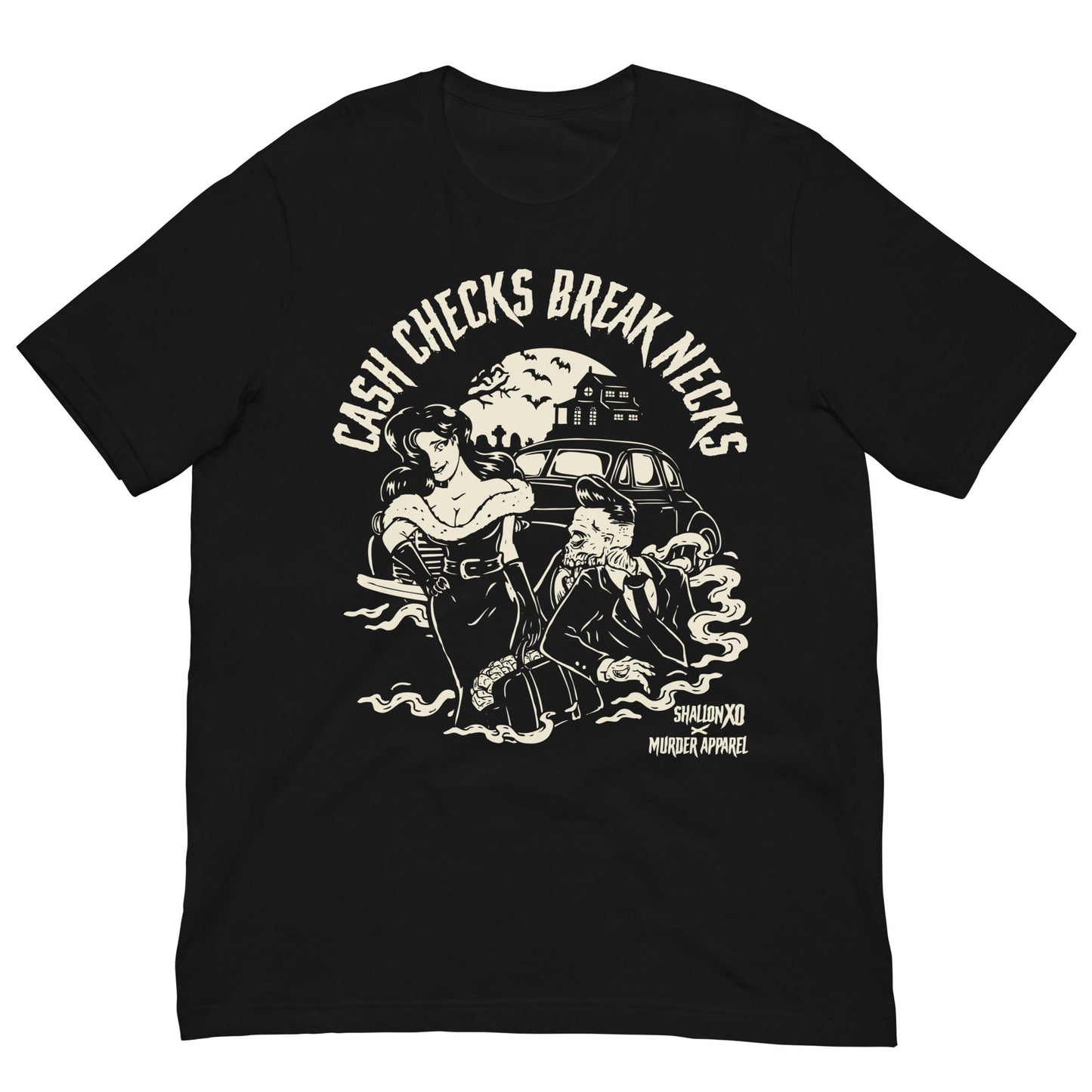 Cash Checks Break Necks T-Shirt