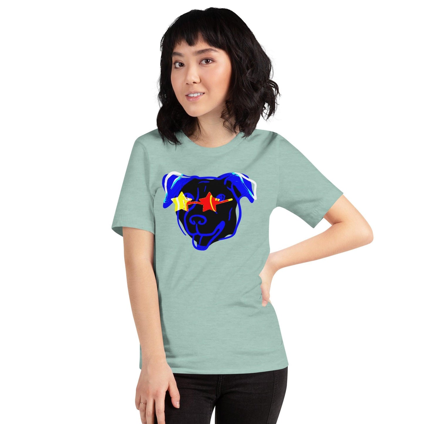 Blue Star Dawg Unisex t-shirt - Lizard Vigilante