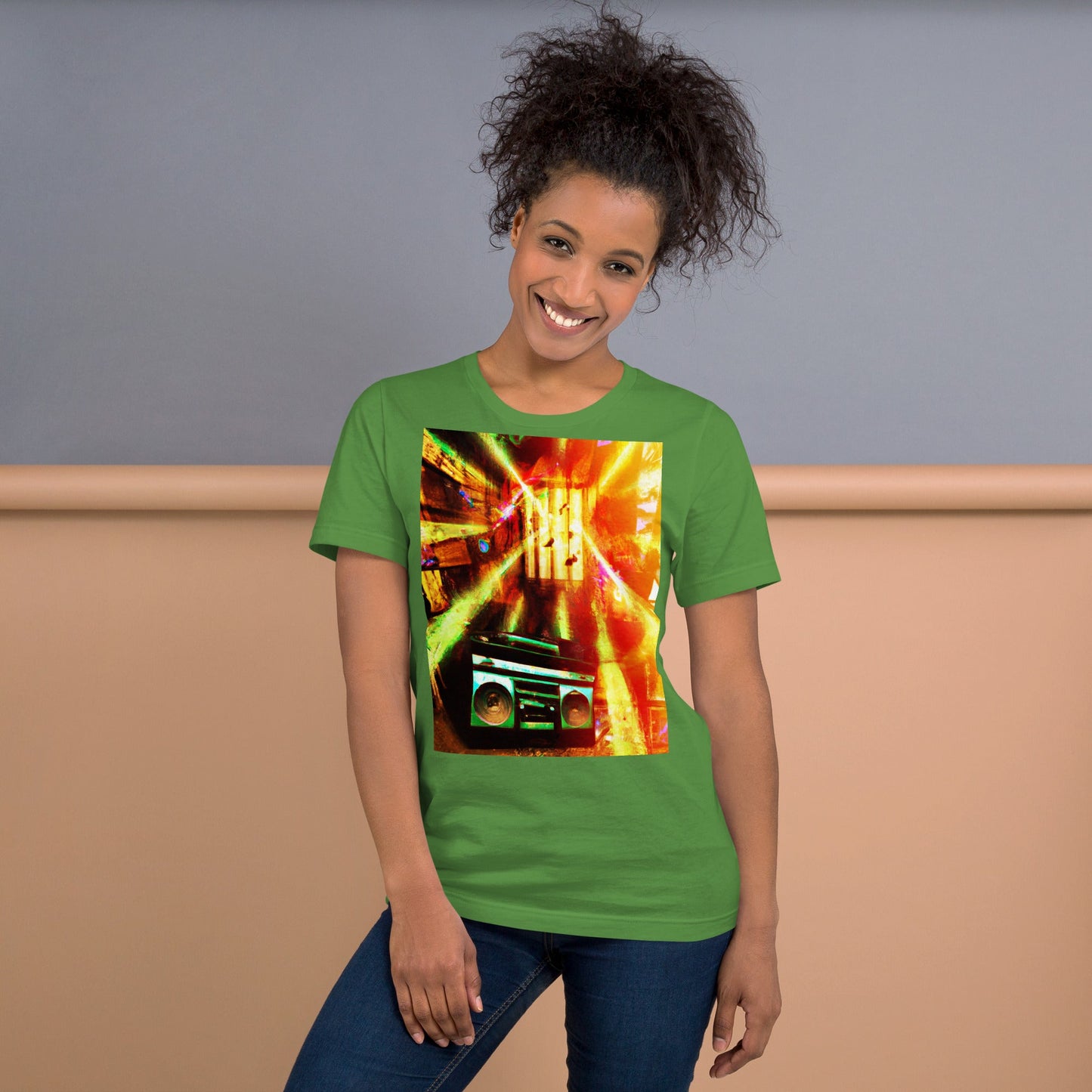 Prison BoomBox Light Burst Unisex t-shirt - Lizard Vigilante