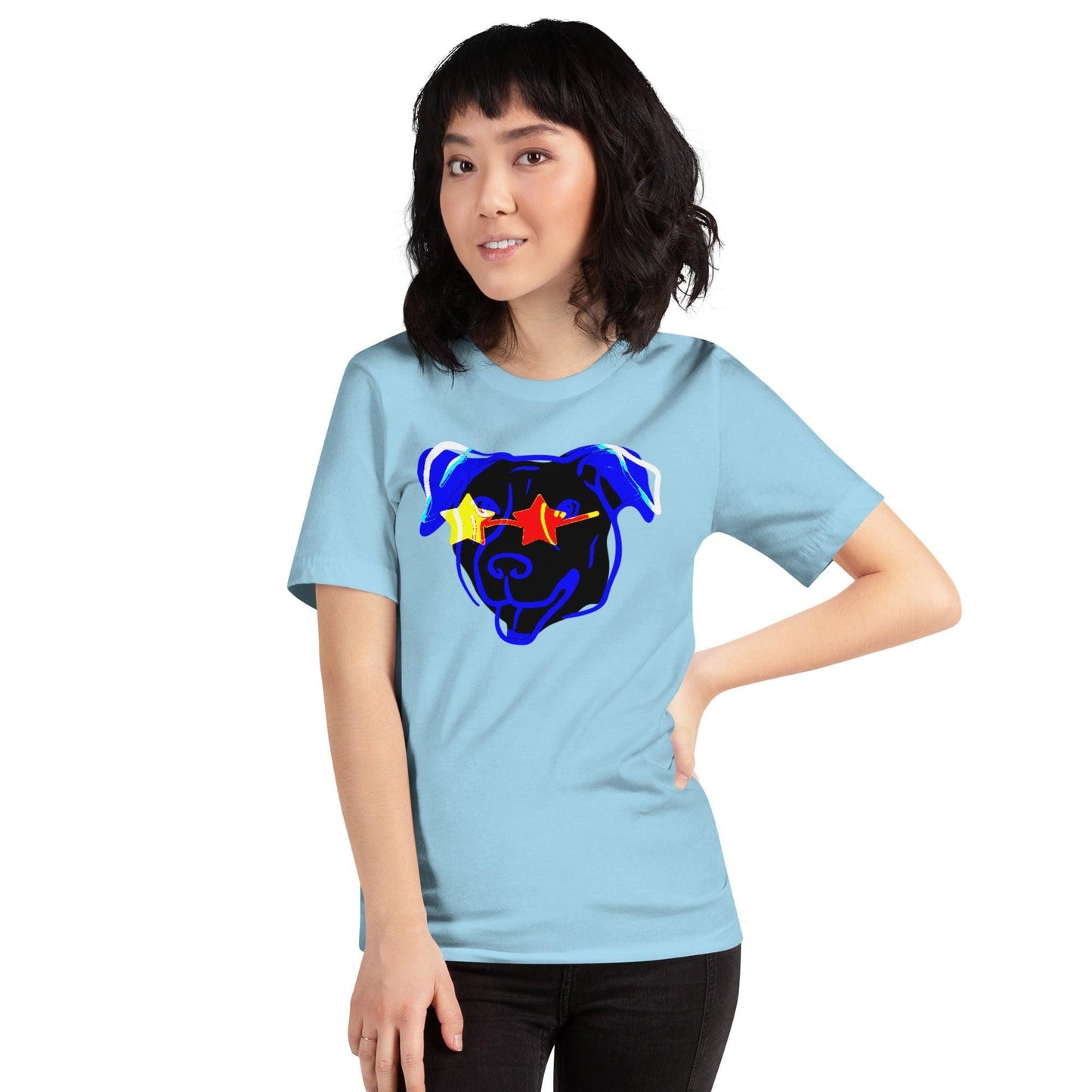 Blue Star Dawg Unisex t-shirt - Lizard Vigilante