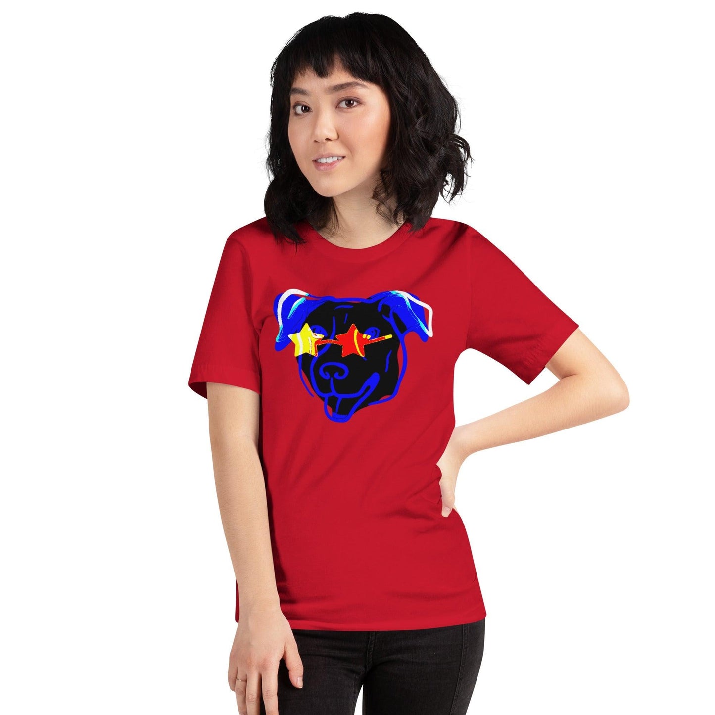 Blue Star Dawg Unisex t-shirt - Lizard Vigilante