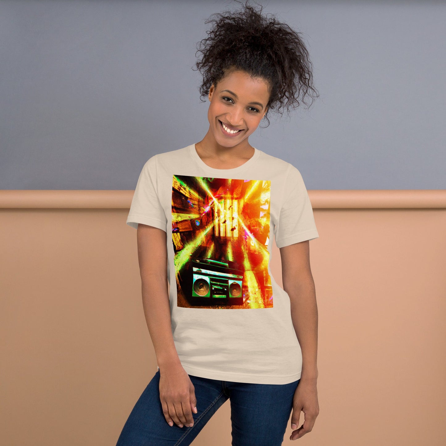 Prison BoomBox Light Burst Unisex t-shirt - Lizard Vigilante