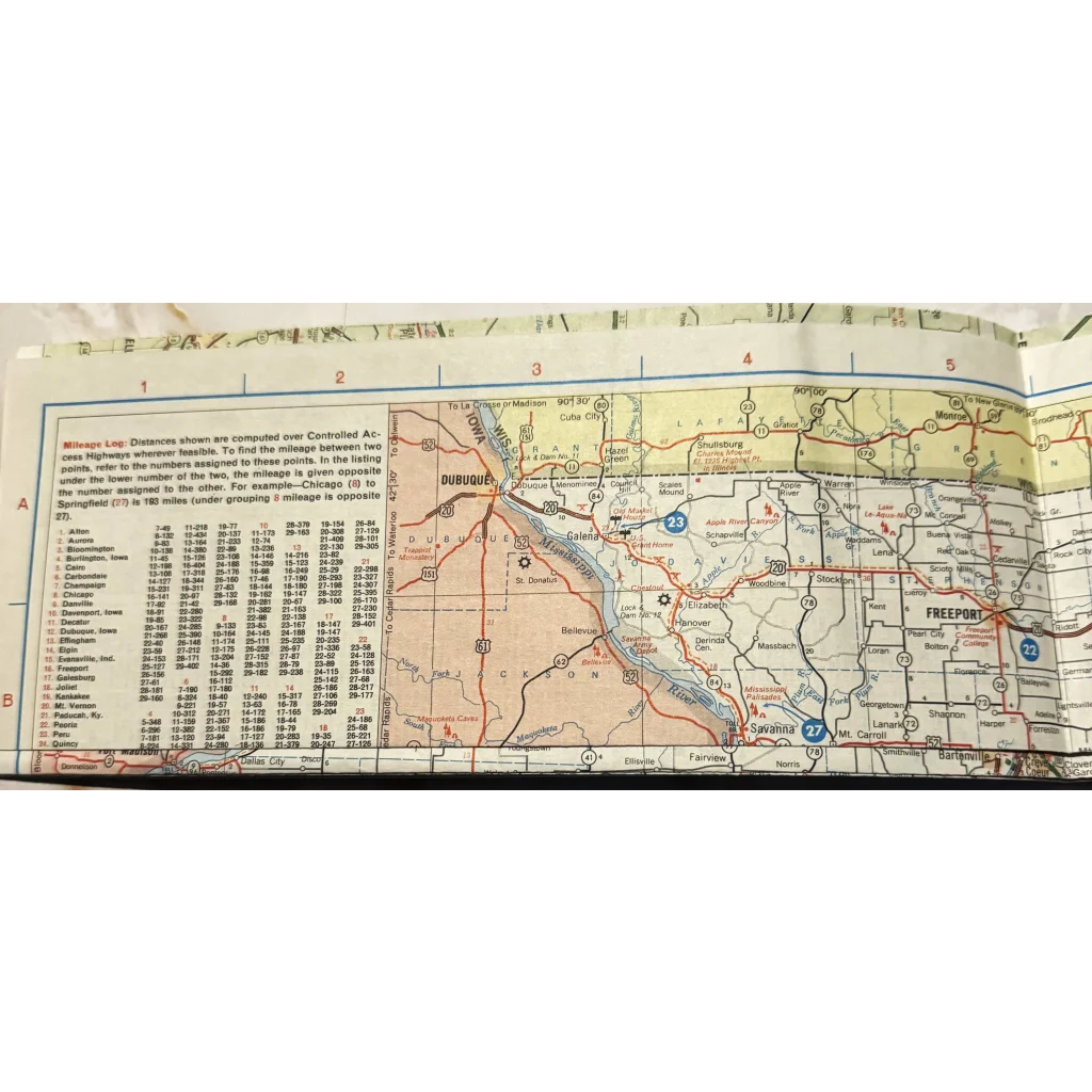 Unopened 1972 Phillips 66 Illinois Map Connects You to History