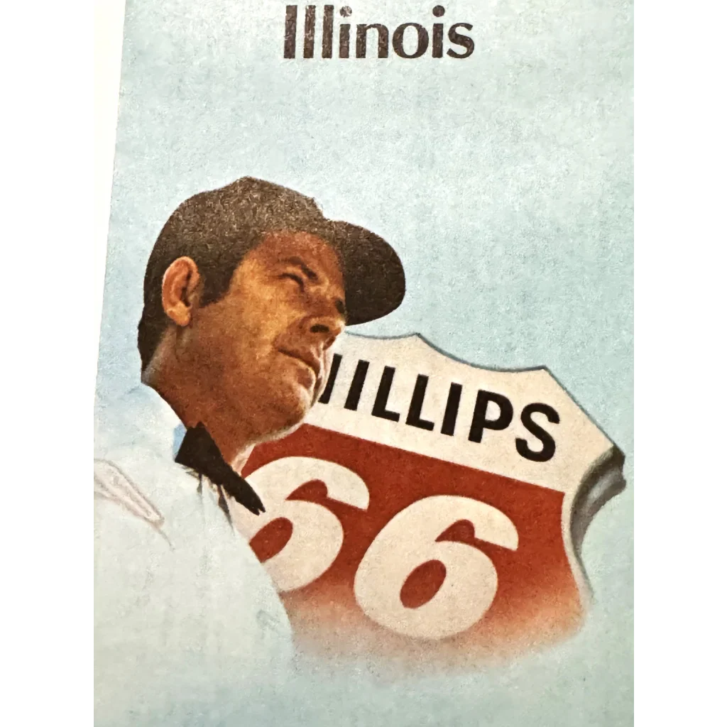 Unopened 1972 Phillips 66 Illinois Map Connects You to History