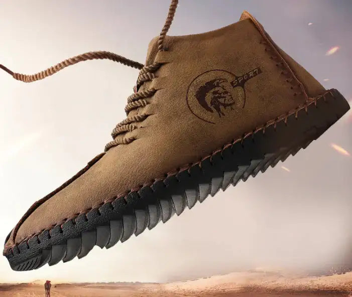 Men's Cotton Shoes - Winter Boots and Oxford Shoes