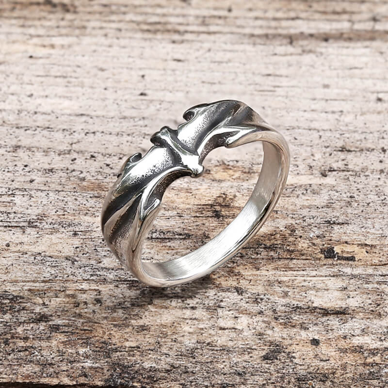 Vampire Bat Stainless Steel Ring