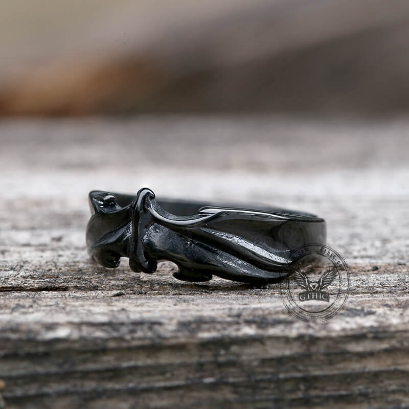 Vampire Bat Stainless Steel Ring