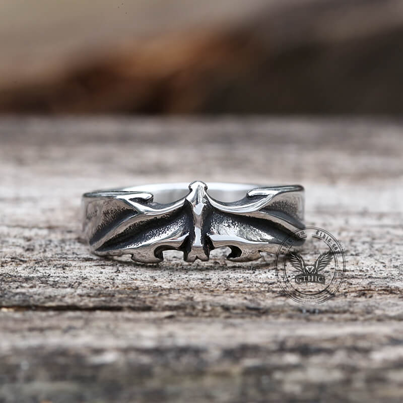 Vampire Bat Stainless Steel Ring