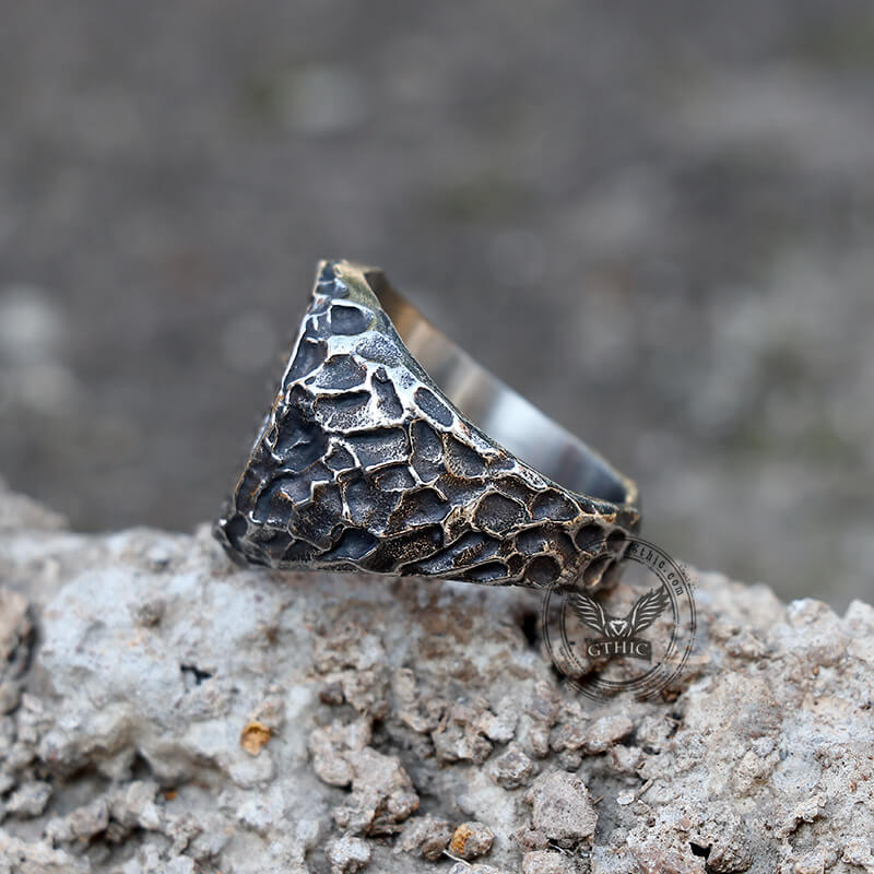 Vegvisir Magic Compass Stainless Steel Viking Ring
