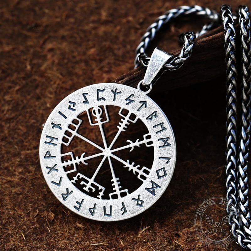 Vegvisir Viking Compass Stainless Steel Pendant