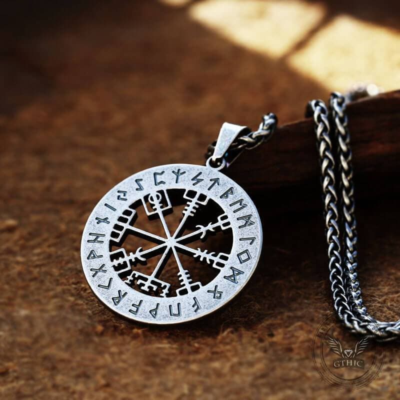 Vegvisir Viking Compass Stainless Steel Pendant