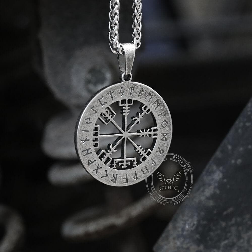 Vegvisir Viking Compass Stainless Steel Pendant