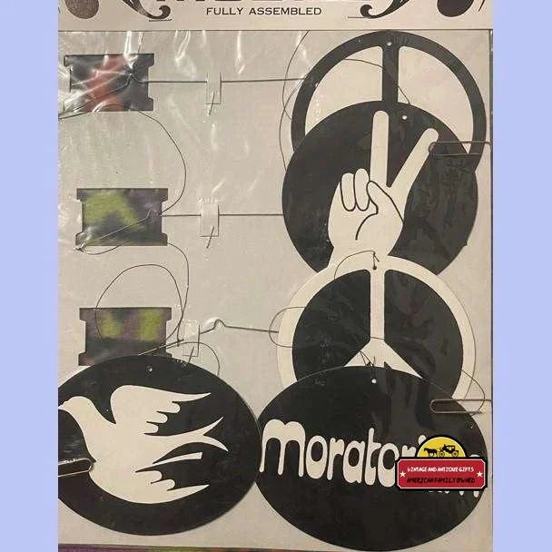 Rare 1960s Vintage Peace Wonder Mobile USA Handmade Collectible