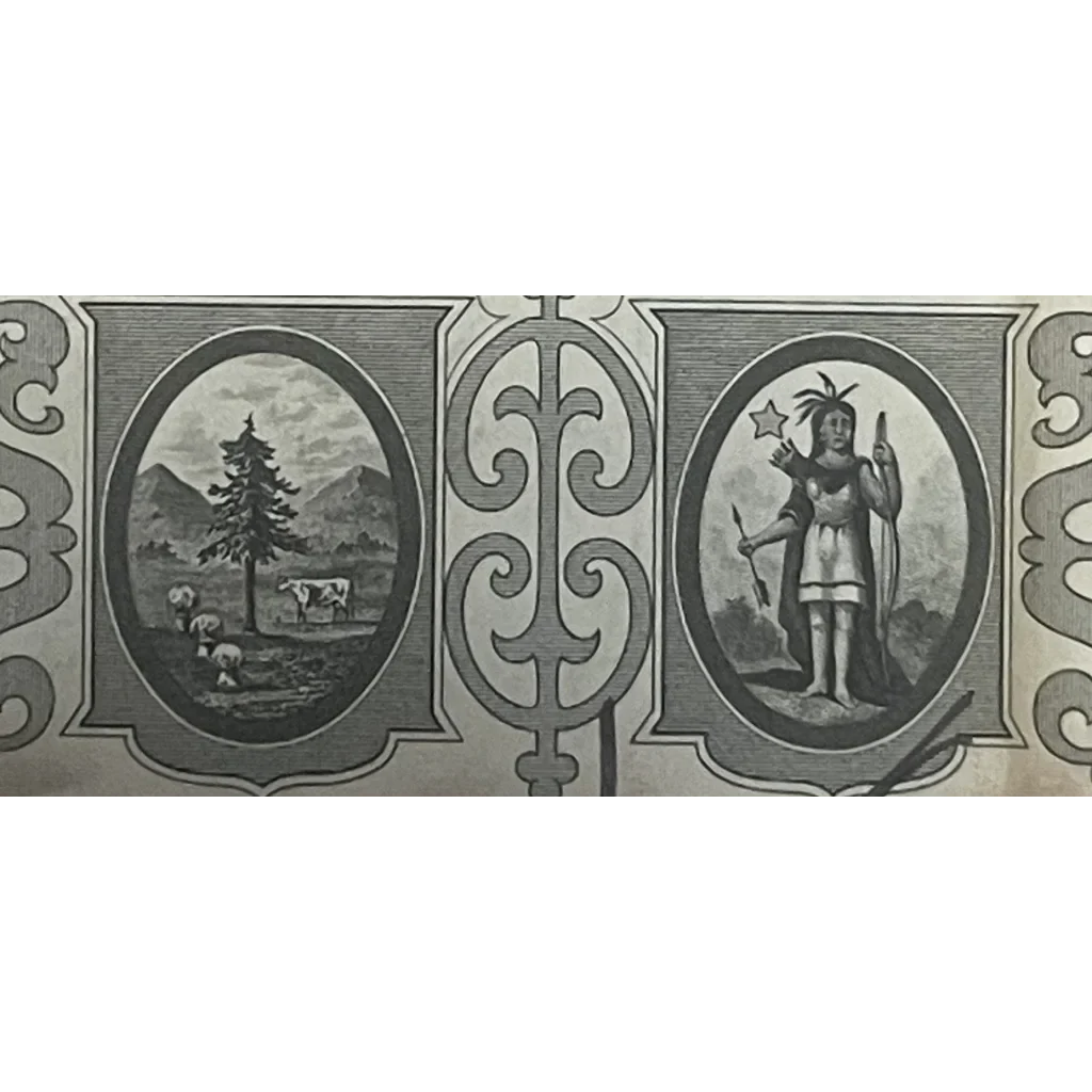 Rare 1900s VT & MA Railroad Stock Certificate Treasure