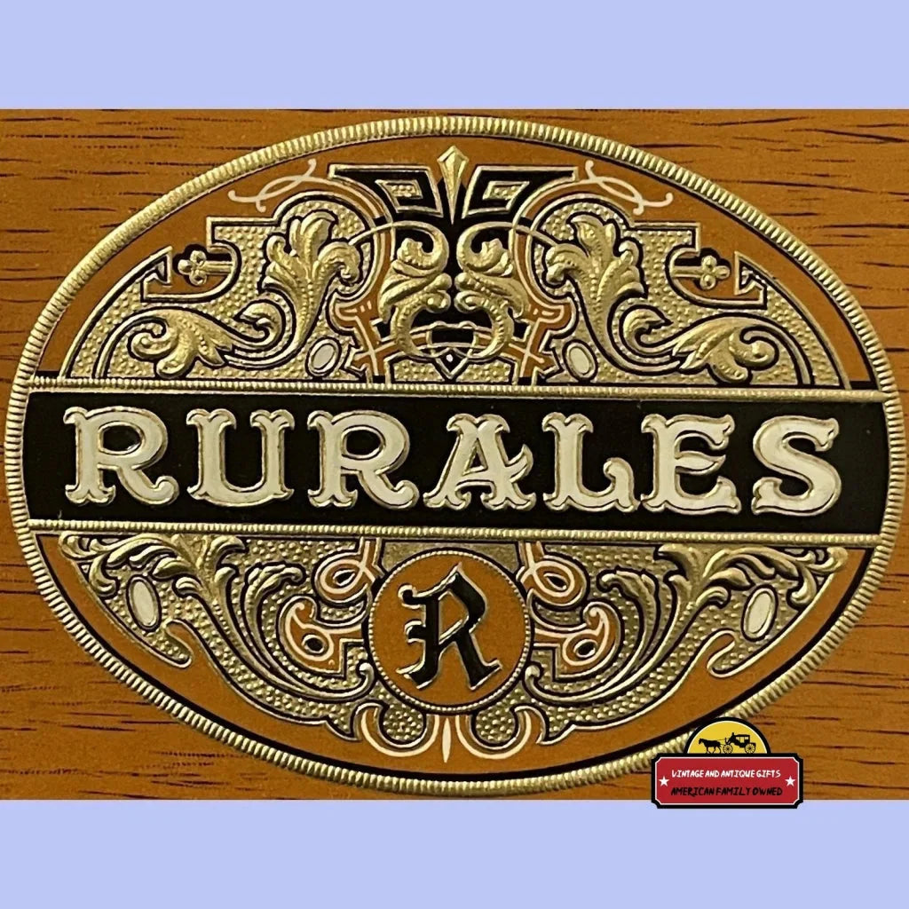 Rare Antique Rurales Embossed Cigar Label Unearths Golden History