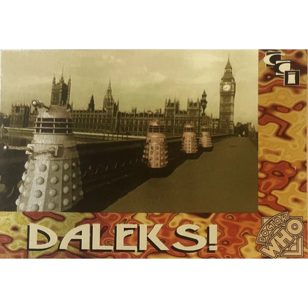 Rare Vintage Limited Doctor Who Foil Trading Cards 1990s Set