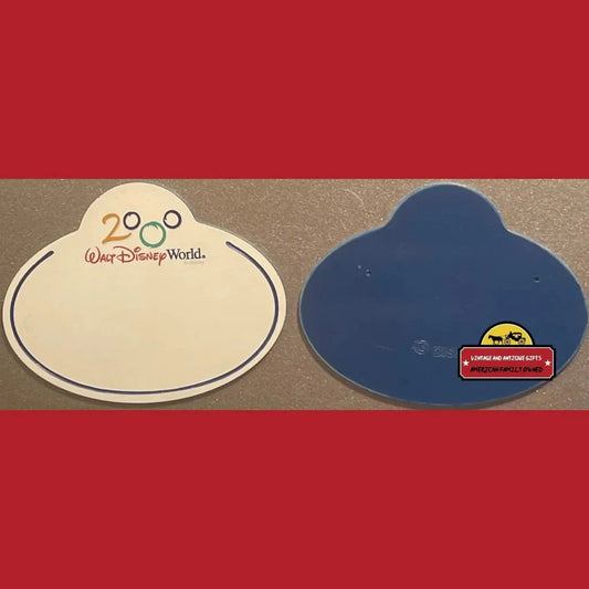Rare Y2K Walt Disney World Cast Member Badge Thrills Collectors