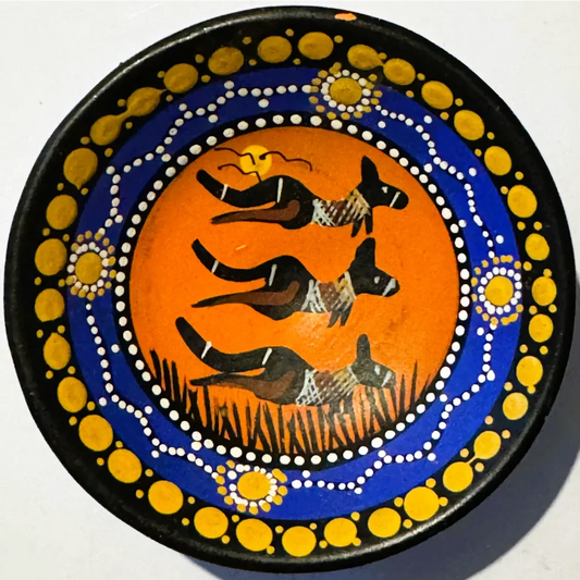 Vibrant Aboriginal Art Bowl Brings Aussie Spirit to Your Home