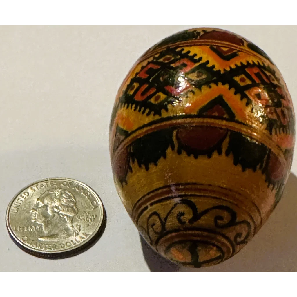 Vibrant Ukrainian Pysanka Egg Bursts with Traditional Charm