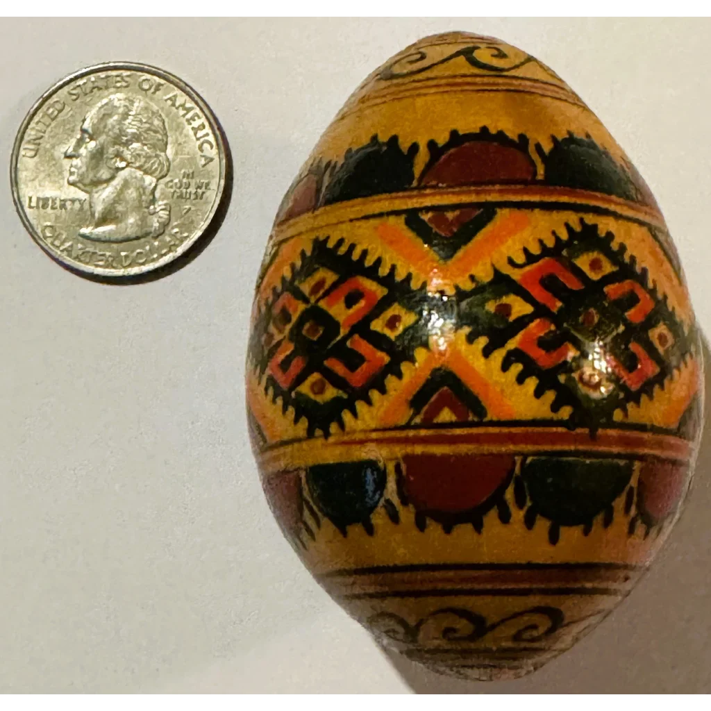 Vibrant Ukrainian Pysanka Egg Bursts with Traditional Charm