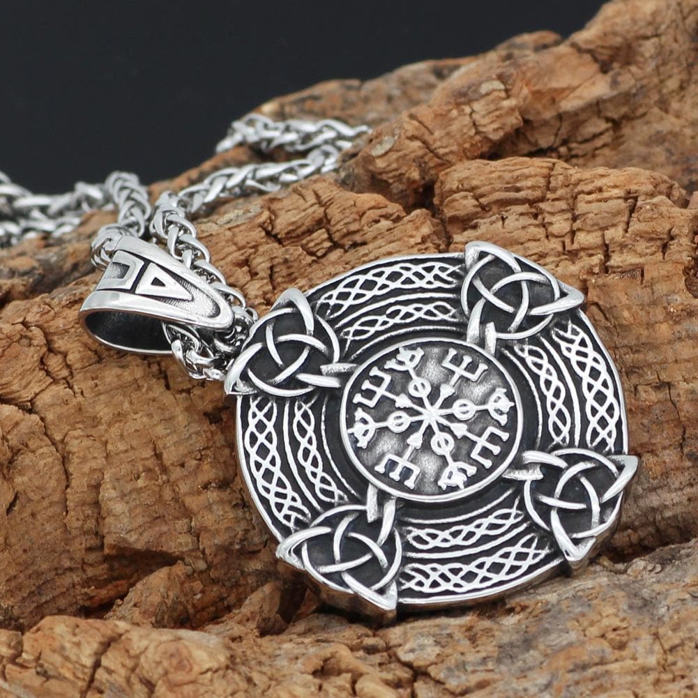 Vikings Vegvisir Stainless Steel Necklace