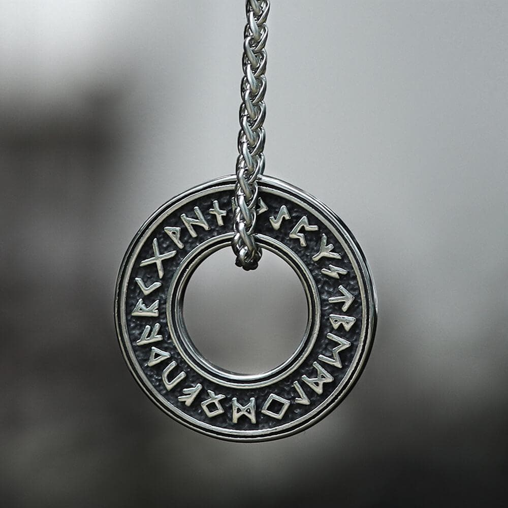 Viking Runes Stainless Steel Pendant