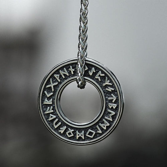 Viking Runes Stainless Steel Pendant