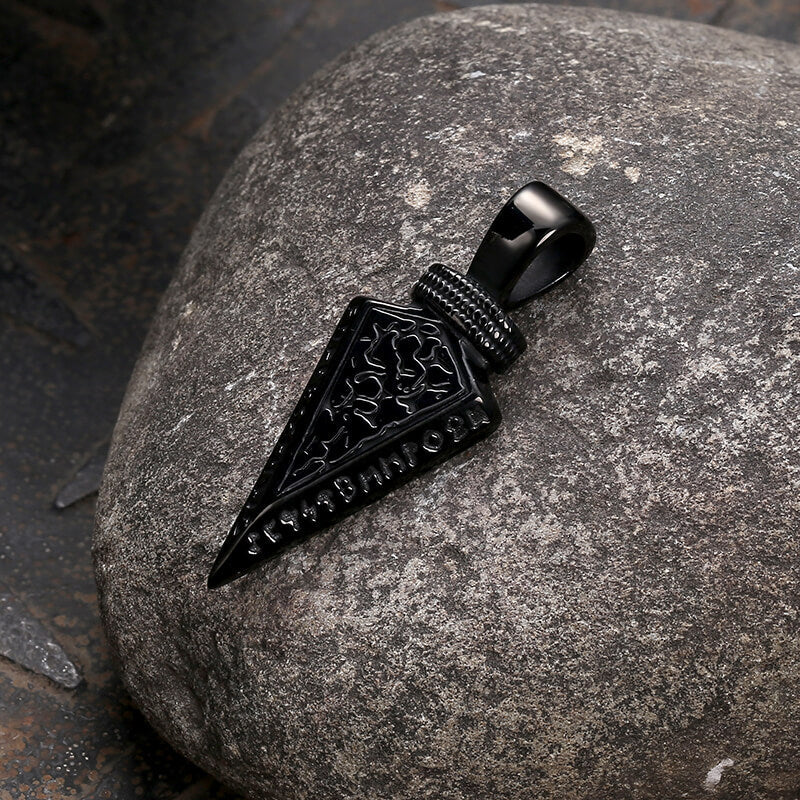 Viking Spear Head Stainless Steel Pendant