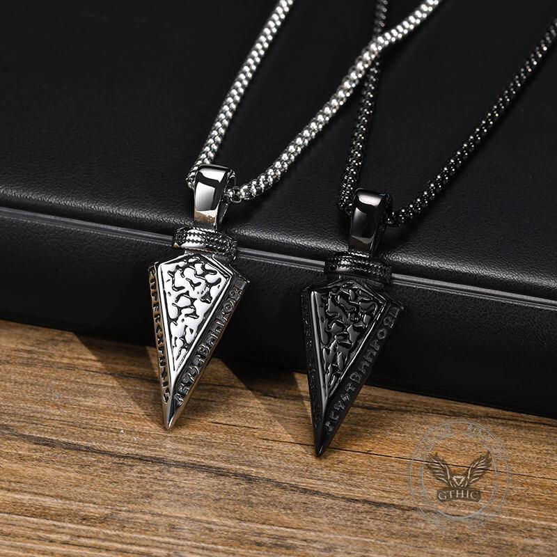 Viking Spear Head Stainless Steel Pendant
