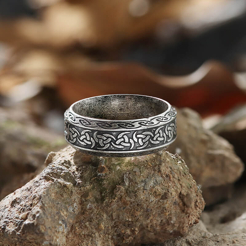 Viking Symbol Stainless Steel Ring