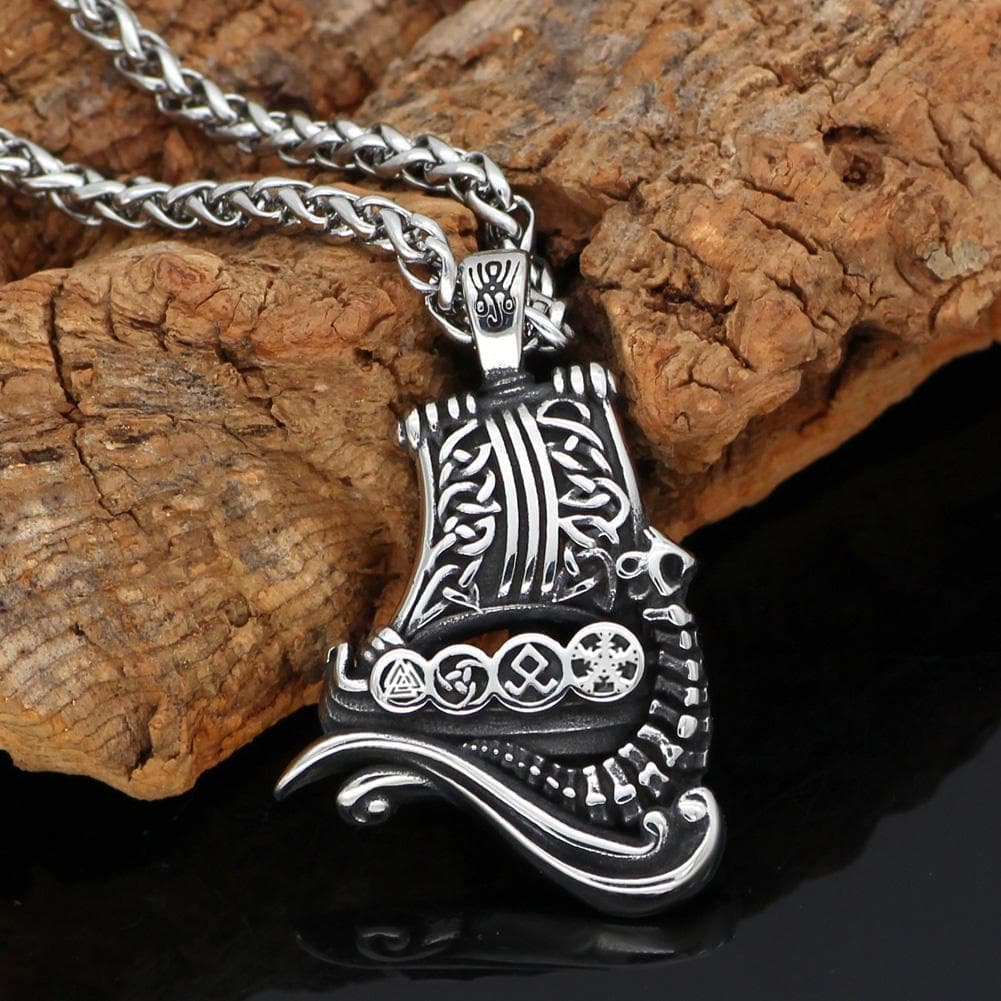 Viking Ship Necklace