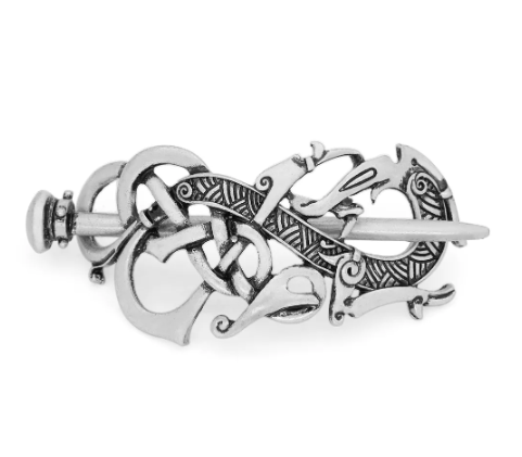 Vikings Dragon Warship Woman Hair Clip