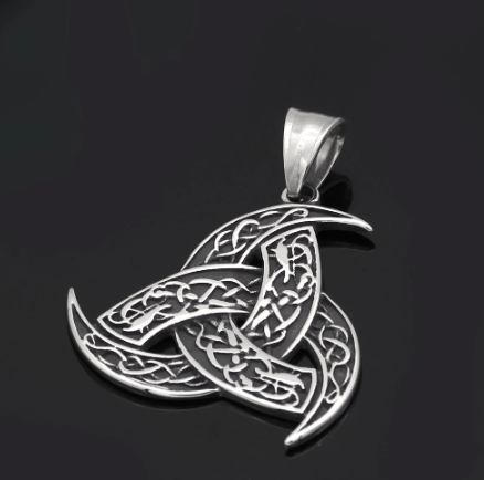 Vikings Odin's Horn Stainless Steel Pendant Necklace