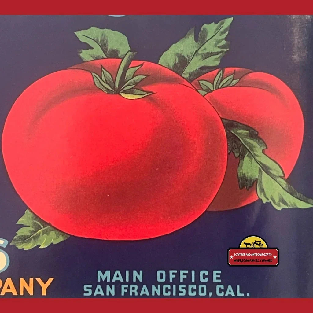 Vibrant 1940s Valley King Vegetable Crate Labels Bring History Alive