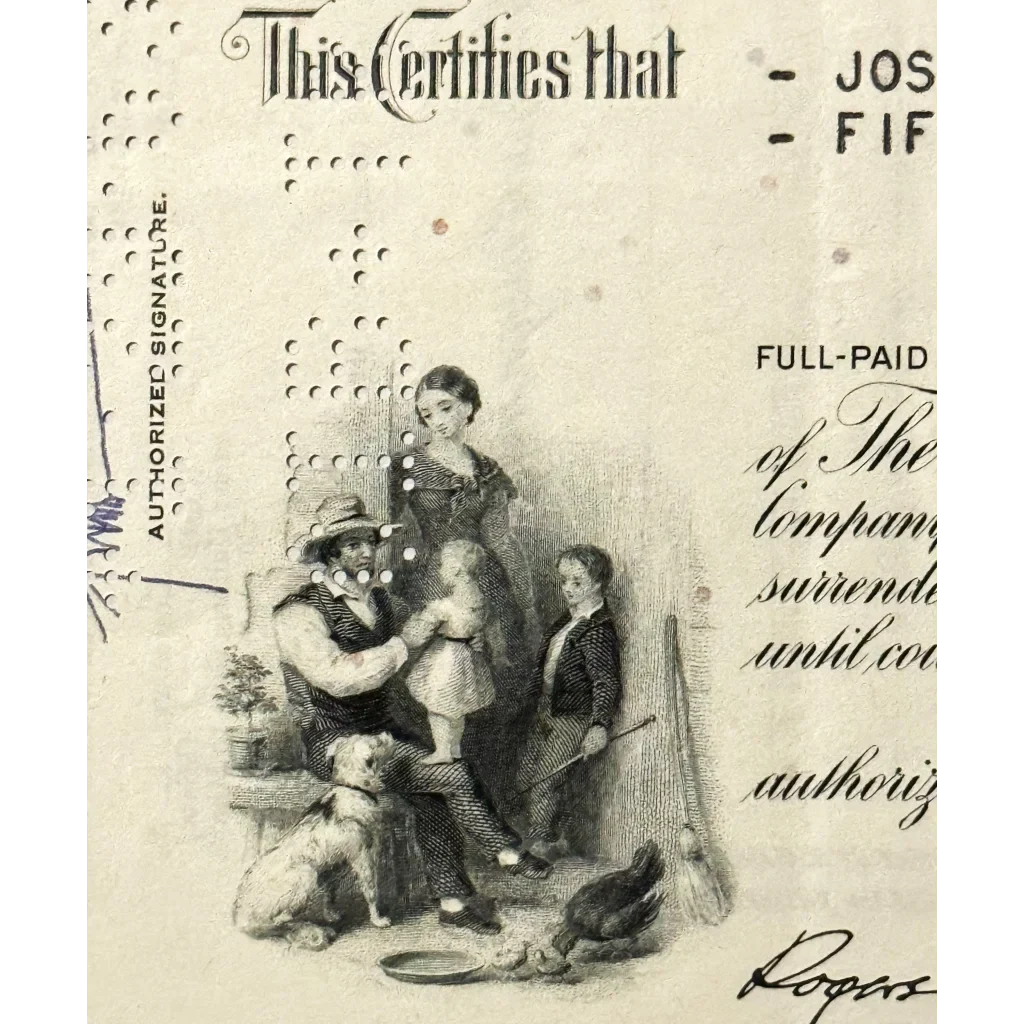 Rare 1950s Home Insurance Company Stock Certificate Discovered