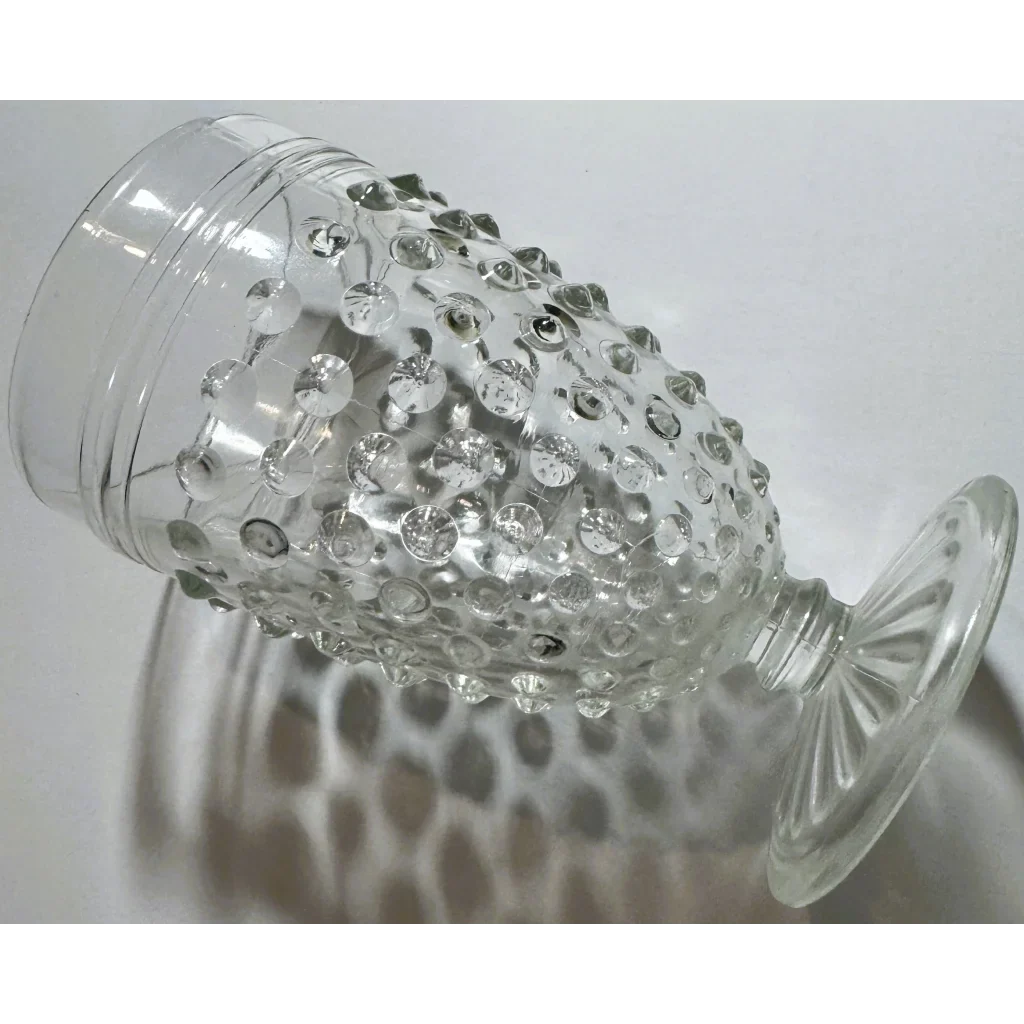 Vintage 1950s Anchor Hocking Hobnail Pieces, Shot and Juice Glass, Americana!