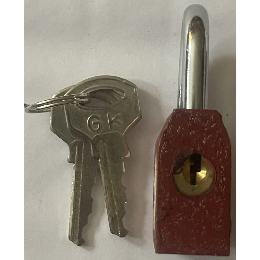 Vintage 1950s GoldKey Iron Padlock for Gumball Machines