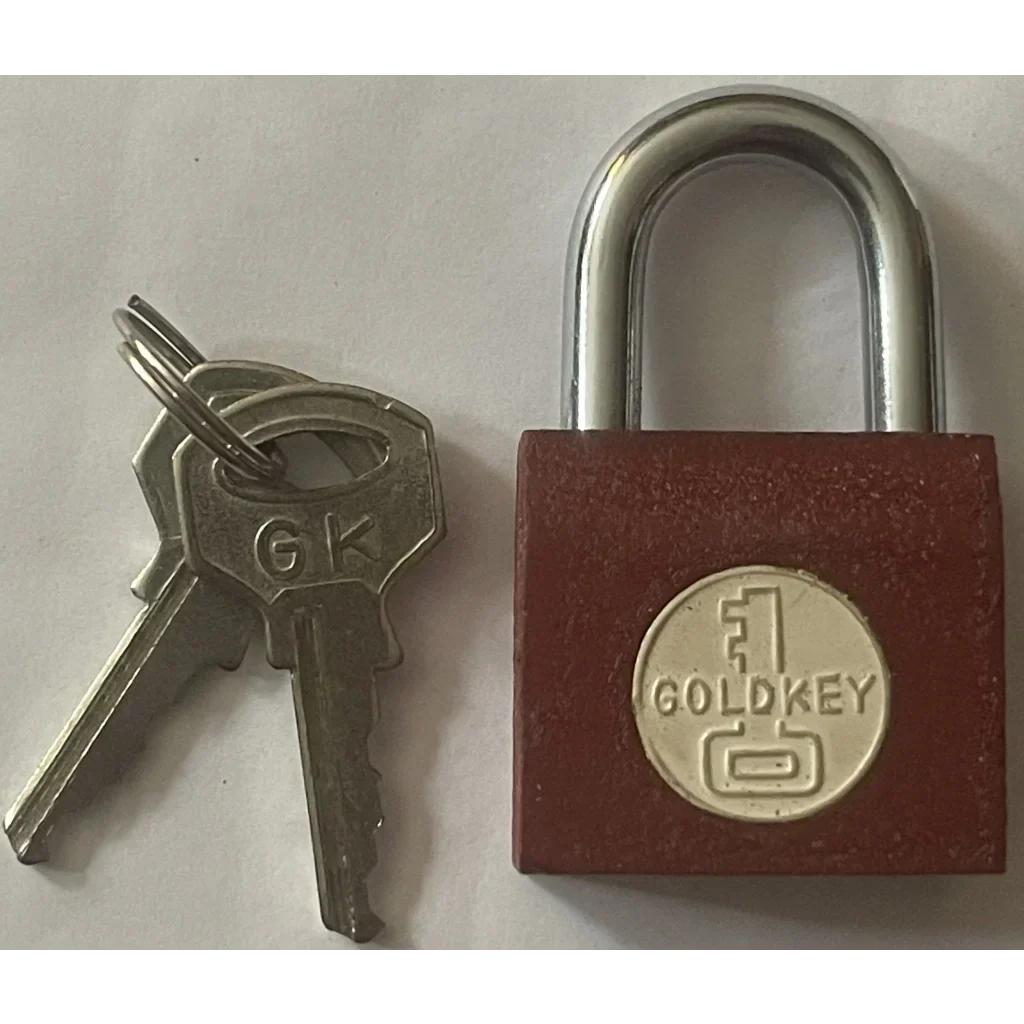 Vintage 1950s GoldKey Iron Padlock for Gumball Machines