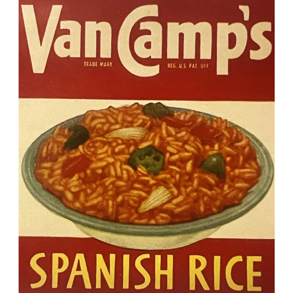 Rare 1950s Van Camp's Spanish Rice Label Steeped in Civil War History