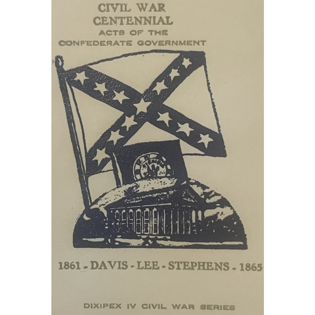 Rare 1961 Civil War Centennial Envelope Captures History