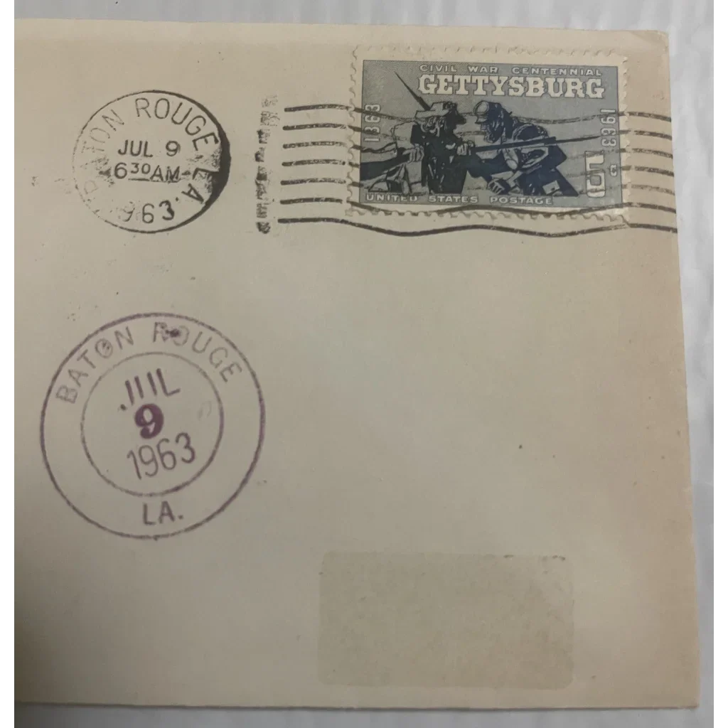 Rare 1961 Civil War Centennial Envelope Captures History