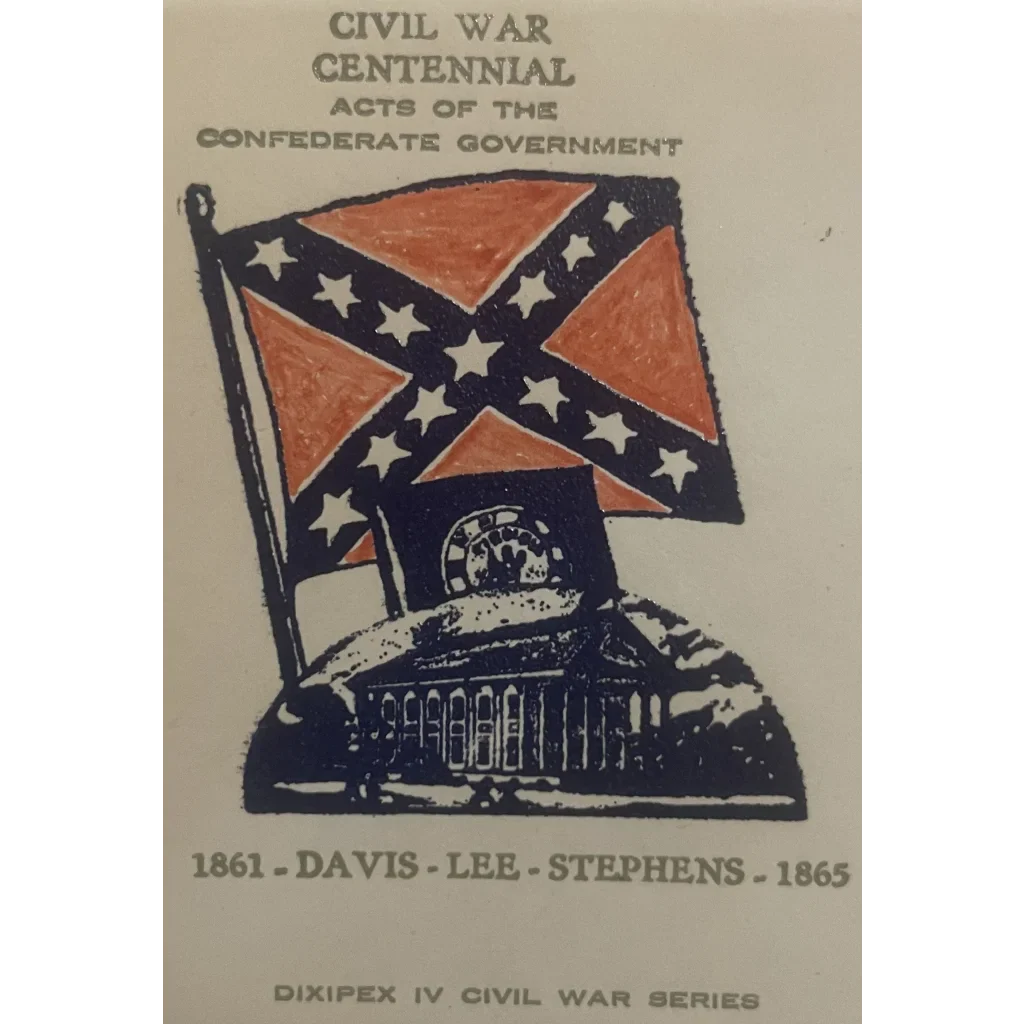 Rare 1961 Civil War Centennial Envelope Captures History