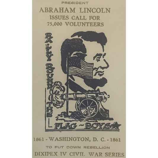 Rare Civil War Centennial Lincoln Envelope from 1961