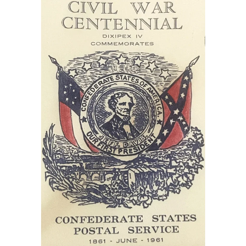Rare 1961 Civil War Jefferson Davis Stamped Envelope Unearthed