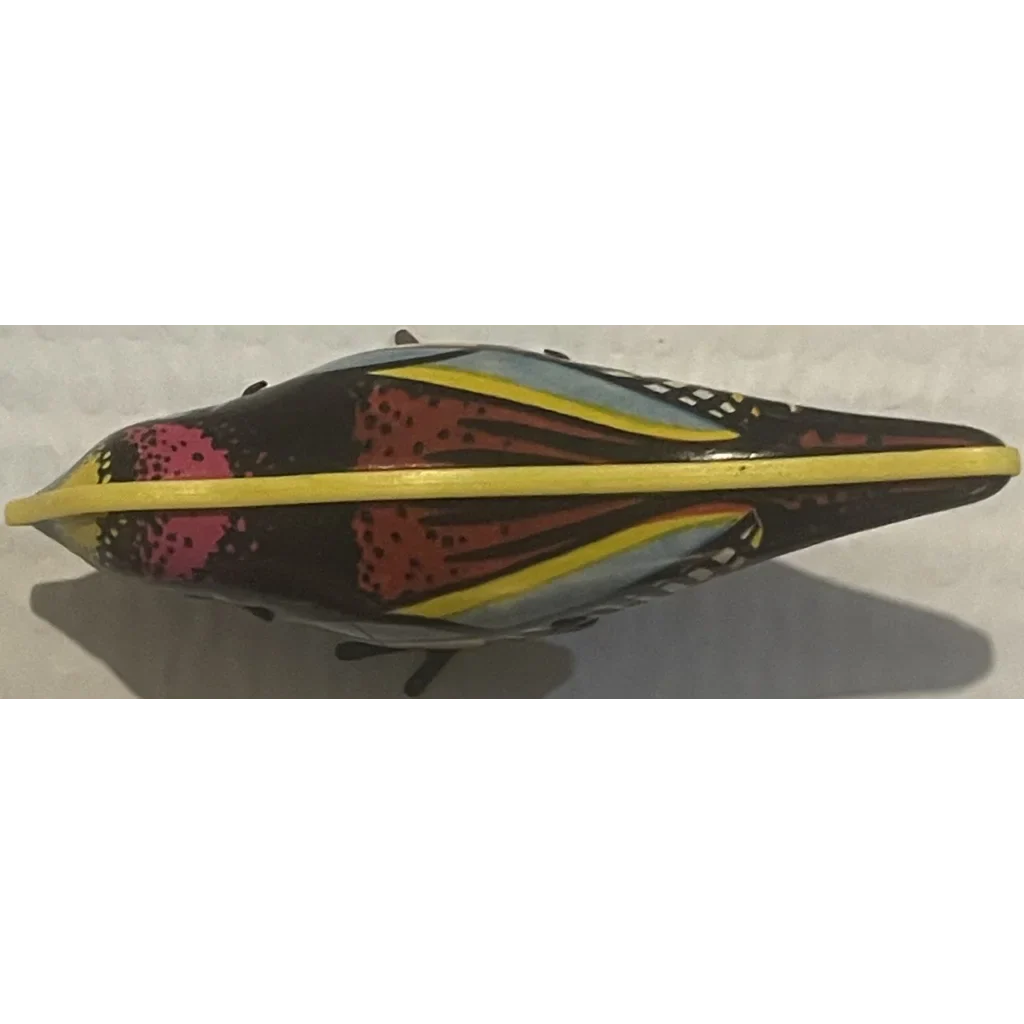 Rare Vintage Tin Pecking Goldfinch Collectible Toy from the 70s 80s